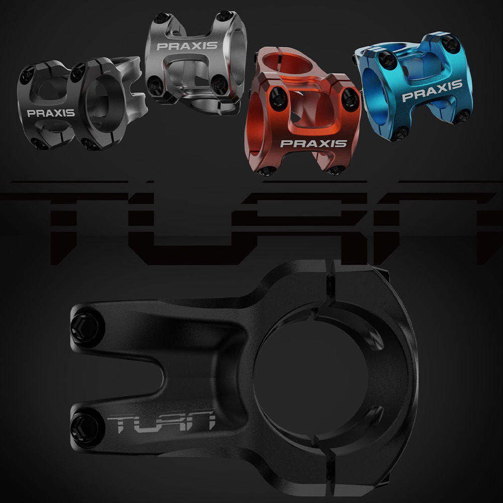 Praxis - Stem Turn 31.8 50mm - Black