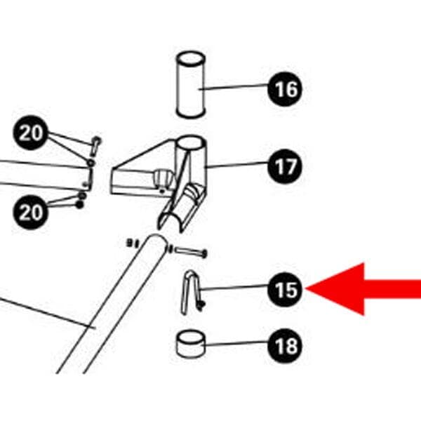 Park Tool 1685 - Spring button PCS-9, PCS-10 (POST-8/07)