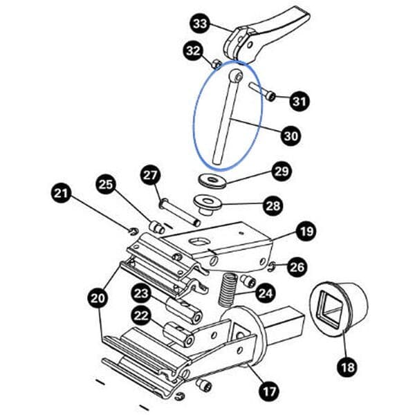 Park Tool 1810- Clamp screw PCS-10/ 11