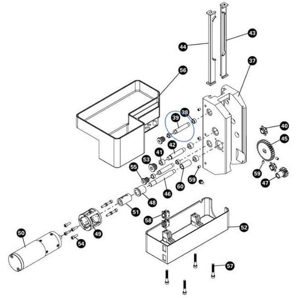 Park Tool 2122-2 - Idler Sprocket Shaft - PRS-33/PRS-33.2