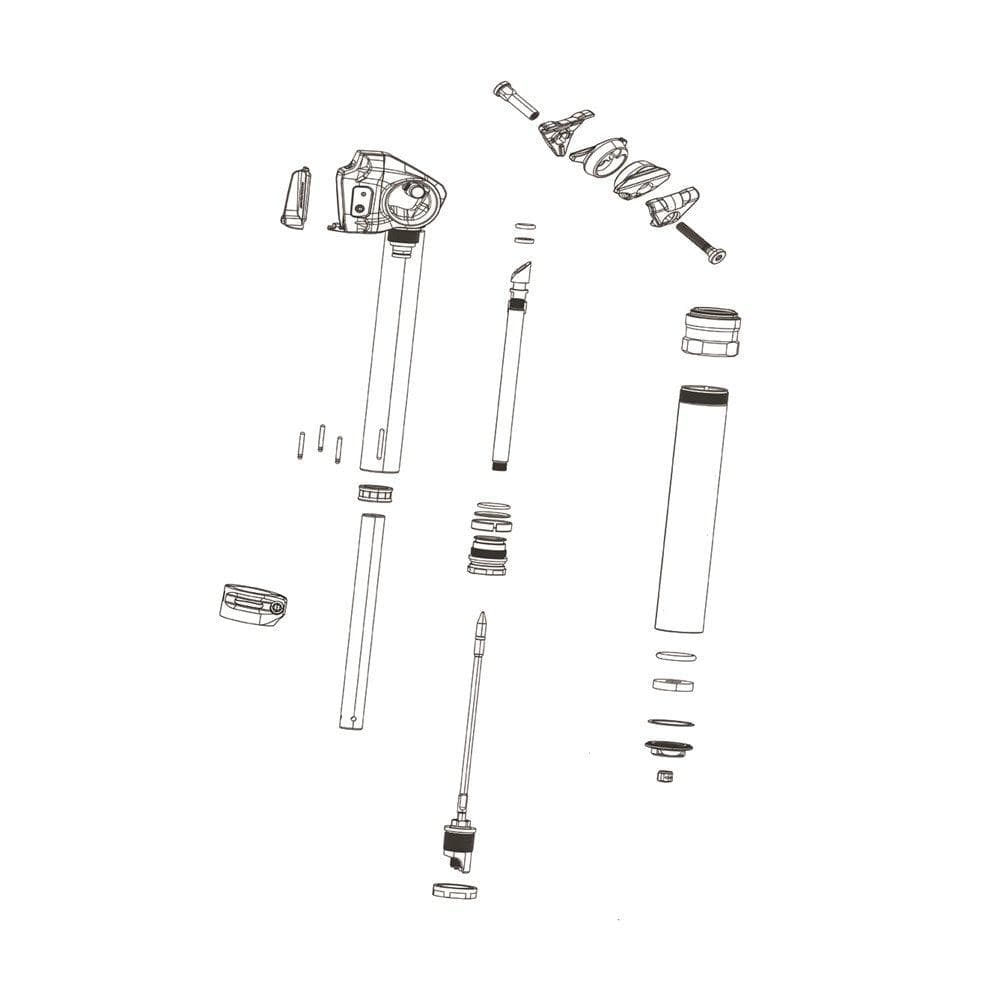 Rockshox Spare - Seatpost Service Strain Relief (Hydraulic Hose)- Reverb New: