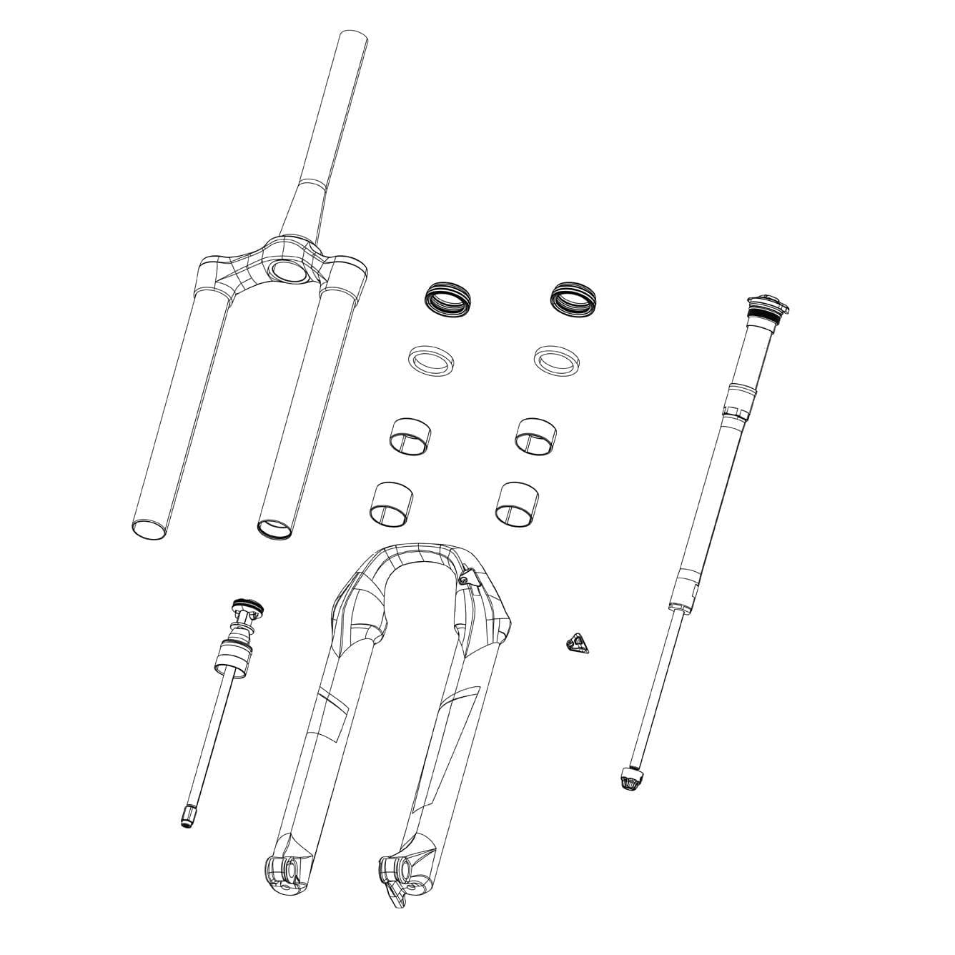 Rockshox Spare - Front Suspension Service Foam Ring 30Mm X 5Mm - Xc30/30 Gold/30 Silver Qty 20:  30Mm