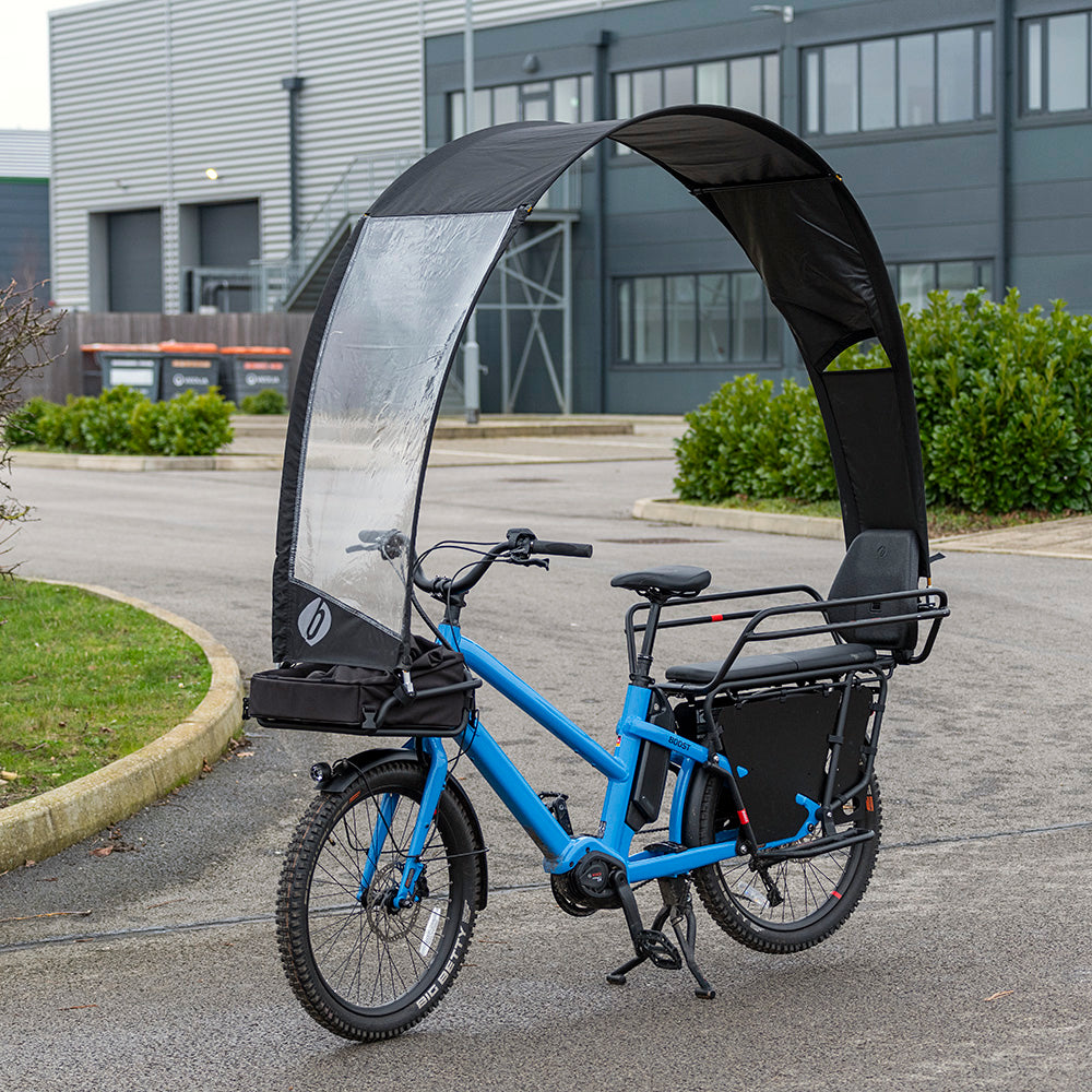 Benno Bikes Rainbow Rain Cover Black One
