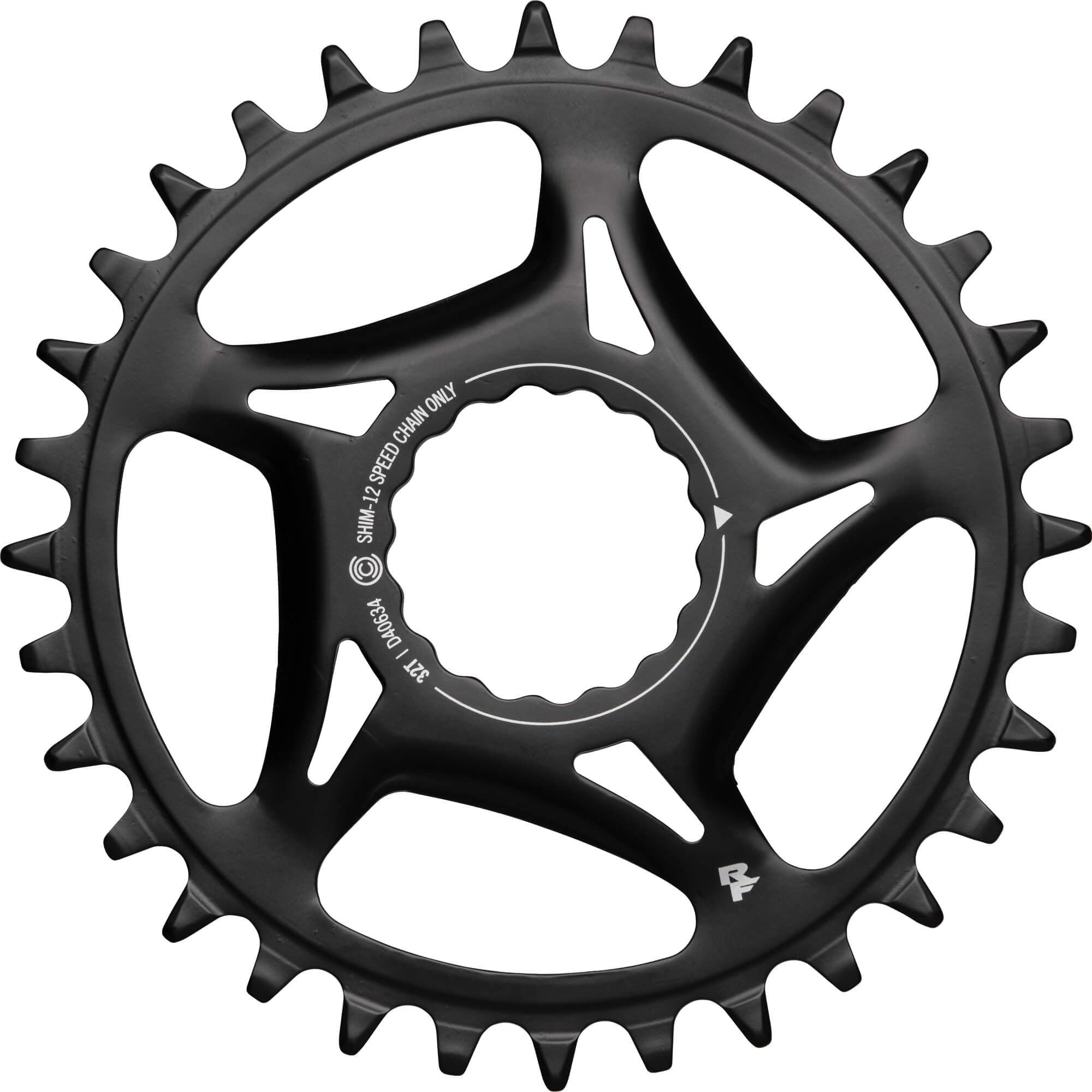 Race Face Direct Mount CINCH Shimano 12 Speed Chainring 2021 - Black