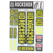Rockshox Spare - Front Suspension Decal Kit 30/32Mm Ne01 Yellow My18 - Sid/Reba/Revelation(Pre 2018)/Sektor/Recon/Xc32/30G/30S/Xc30: Black 30/32Mm