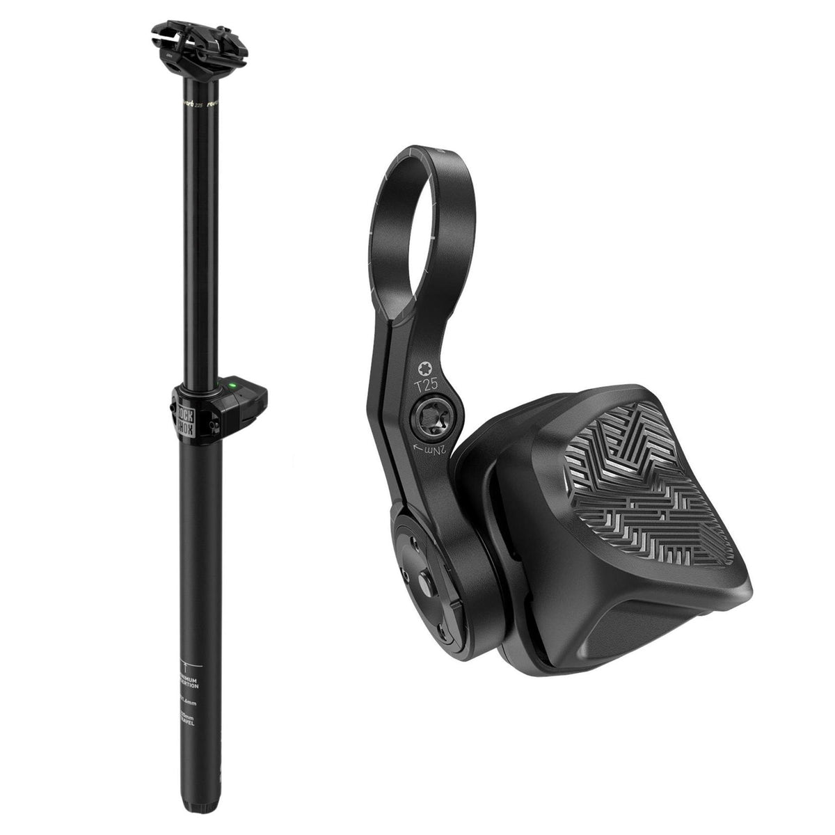 RockShox Reverb AXS B1 with Left Hand Rocker Pod: 31.6MM 225MM