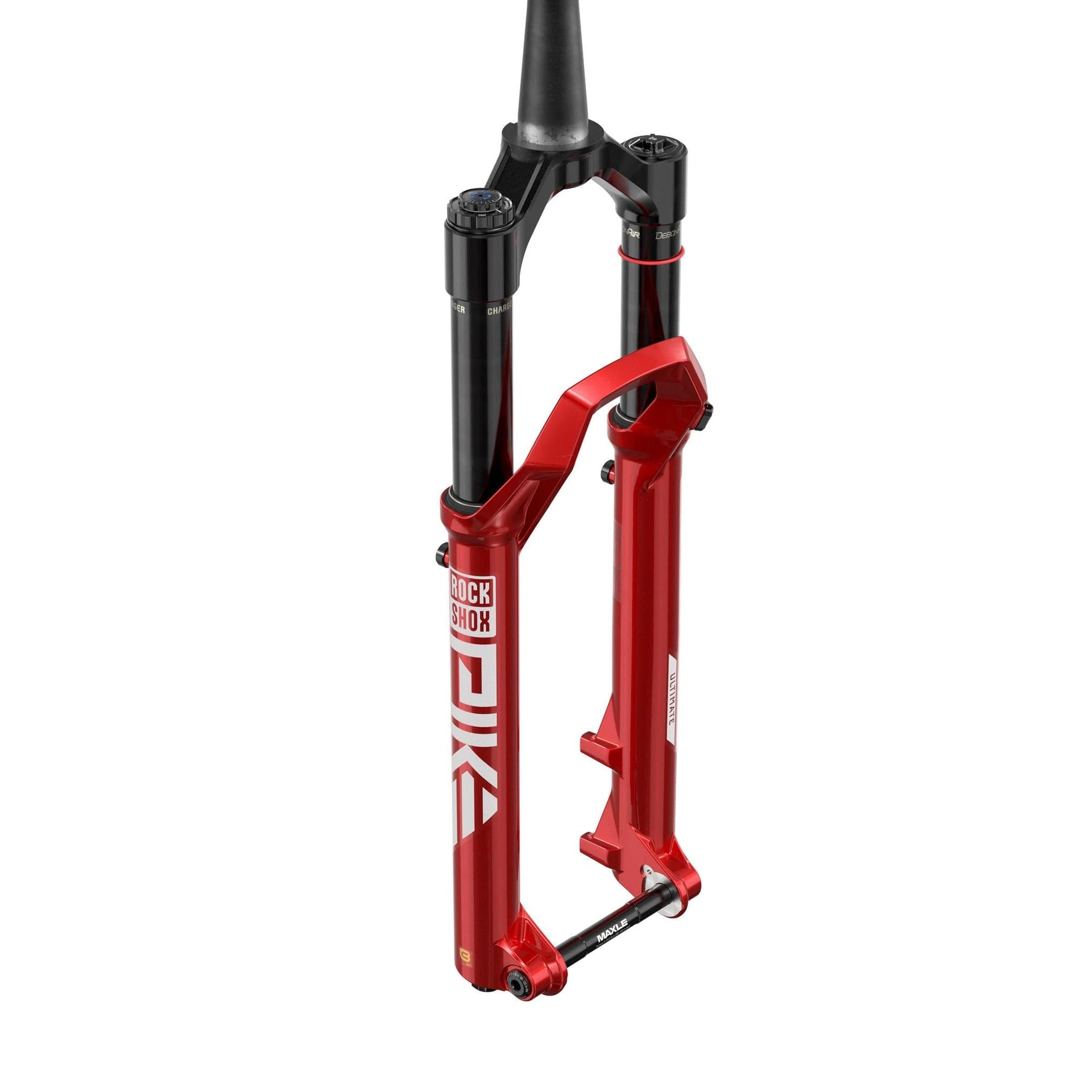 RockShox Fork Pike Ultimate Charger 3.1 Rc2 - Crown 27.5" Boost™ 15X110  Alum Str Tpr Debonair+ (Includes Bolt On Fender,2 Btm Tokens, Star Nut, Maxle Stealth) C2: ELECTRIC RED 120MM