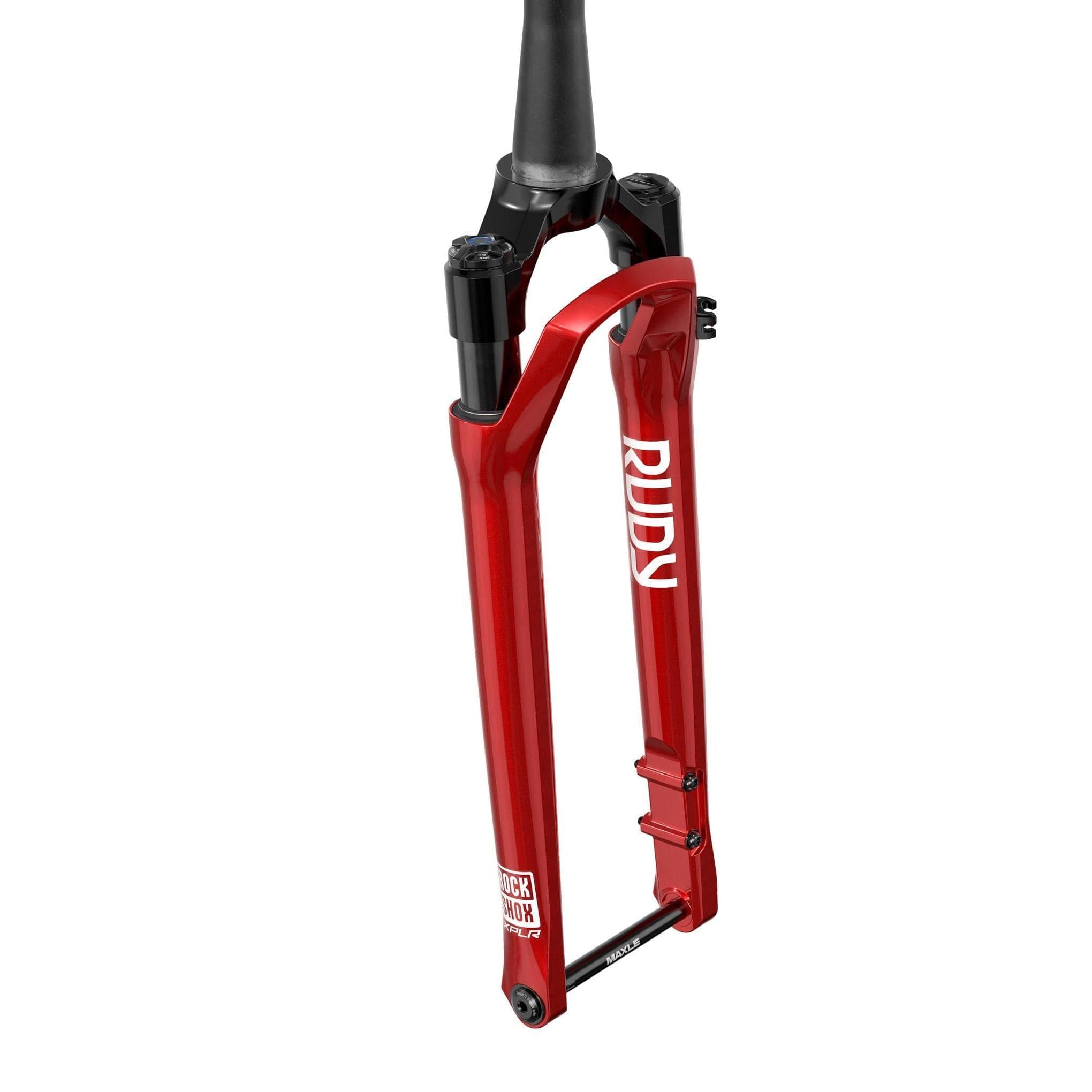 RockShox Fork Rudy Ultimate Race Day 2 - Crown 700C 12X100 Tapered Soloair (Includes Fender, Star Nut, Maxle Stealth) A3: ELECTRIC RED 30MM 51OFFSET
