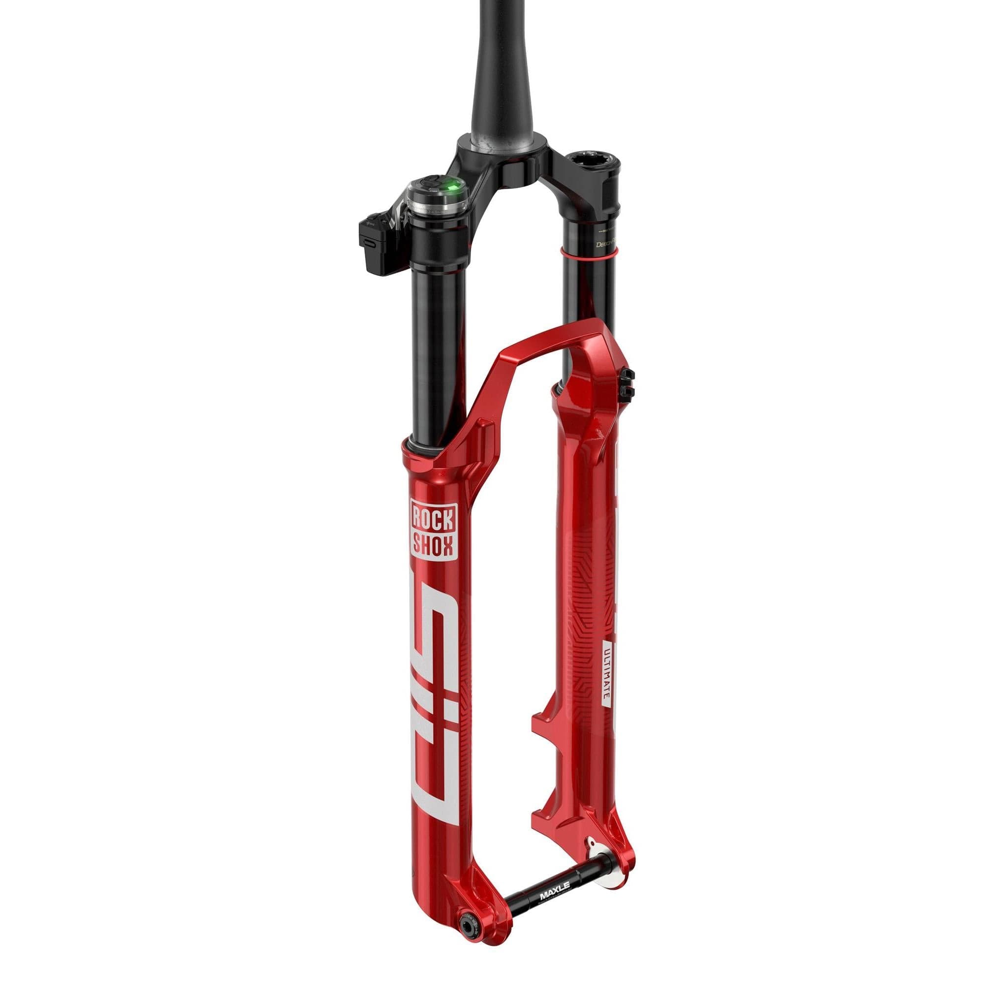 RockShox Fork SID Ultimate Flight Attendant Race Day - 3P Crown 29" Boost™15X110 120mm 44offset Tapered DebonAir (Bolt on Fender, Star nut, Maxle Stealth,Battery,Charger) D1: ELECTRIC RED 120MM