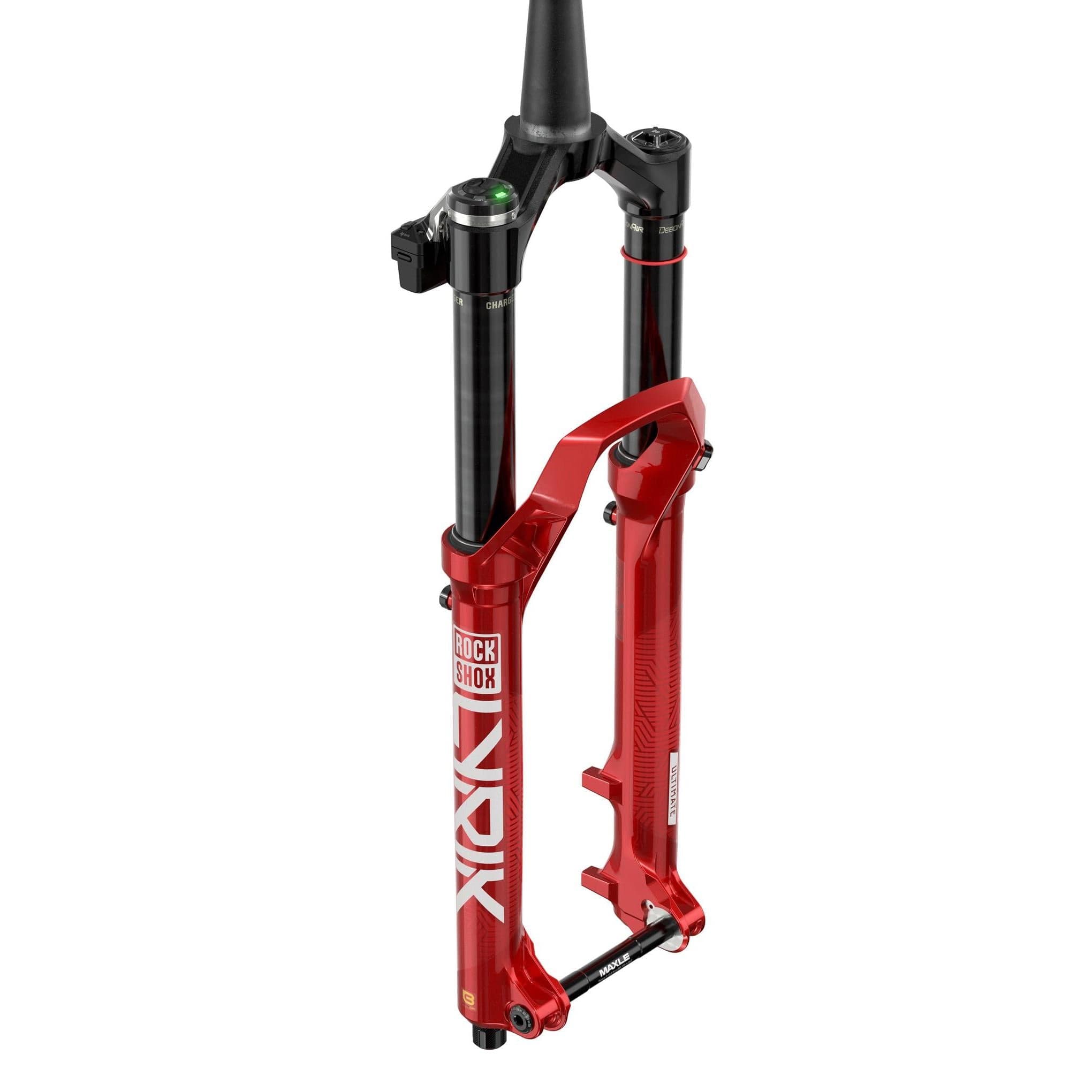 RockShox Fork Lyrik Ultimate Flight Attendant - 29" Boost™15X110 Tpr Smcrownod 44Offset Db+ (Bolt On Fender,2 Btm Tokens,Star Nut,Maxle Stealth,Battery,Charger) A3: ELECTRIC RED 160MM