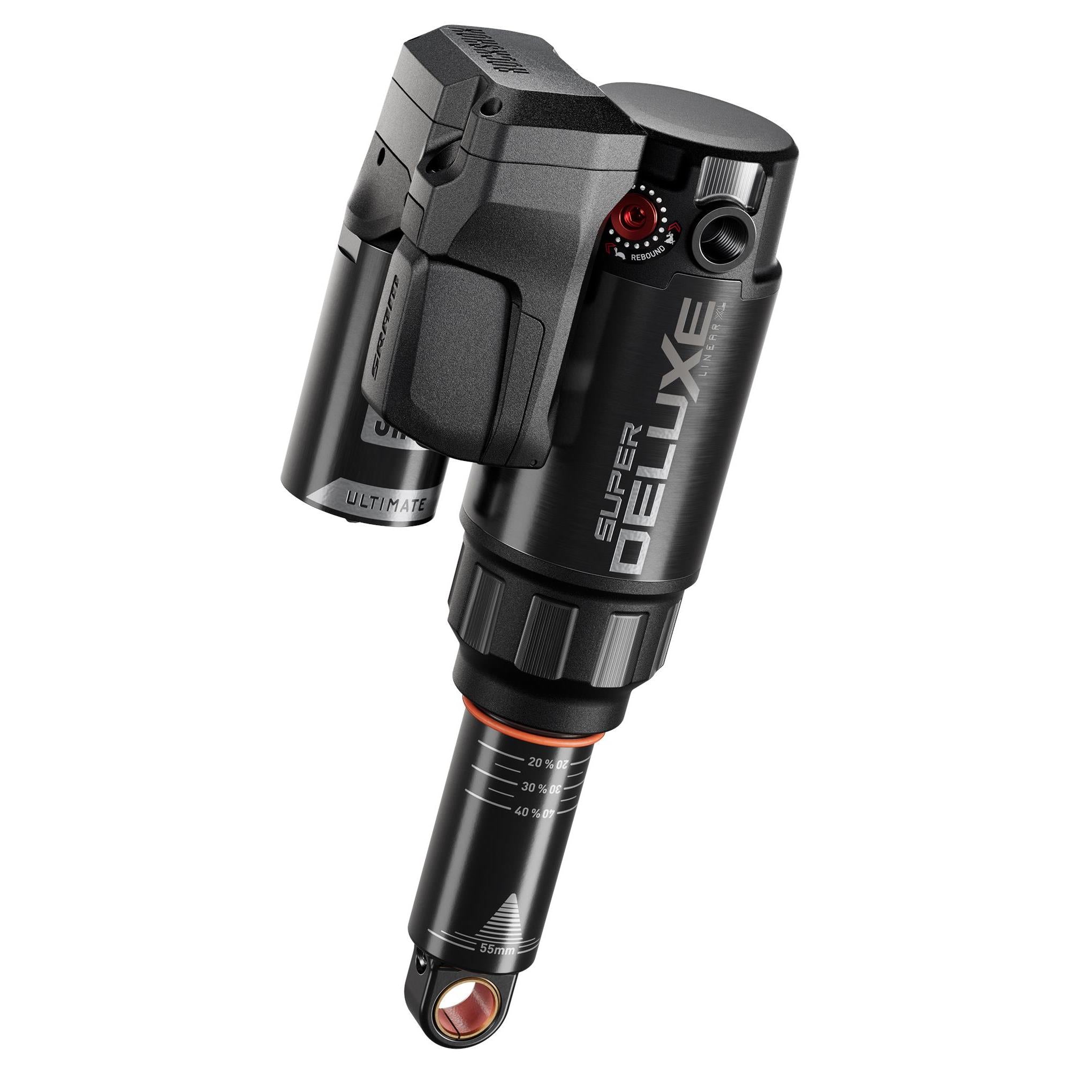 RockShox Rear Shock Super Deluxe Ultimate Flight Attendant -D1 : REB55/COMP34 205X60