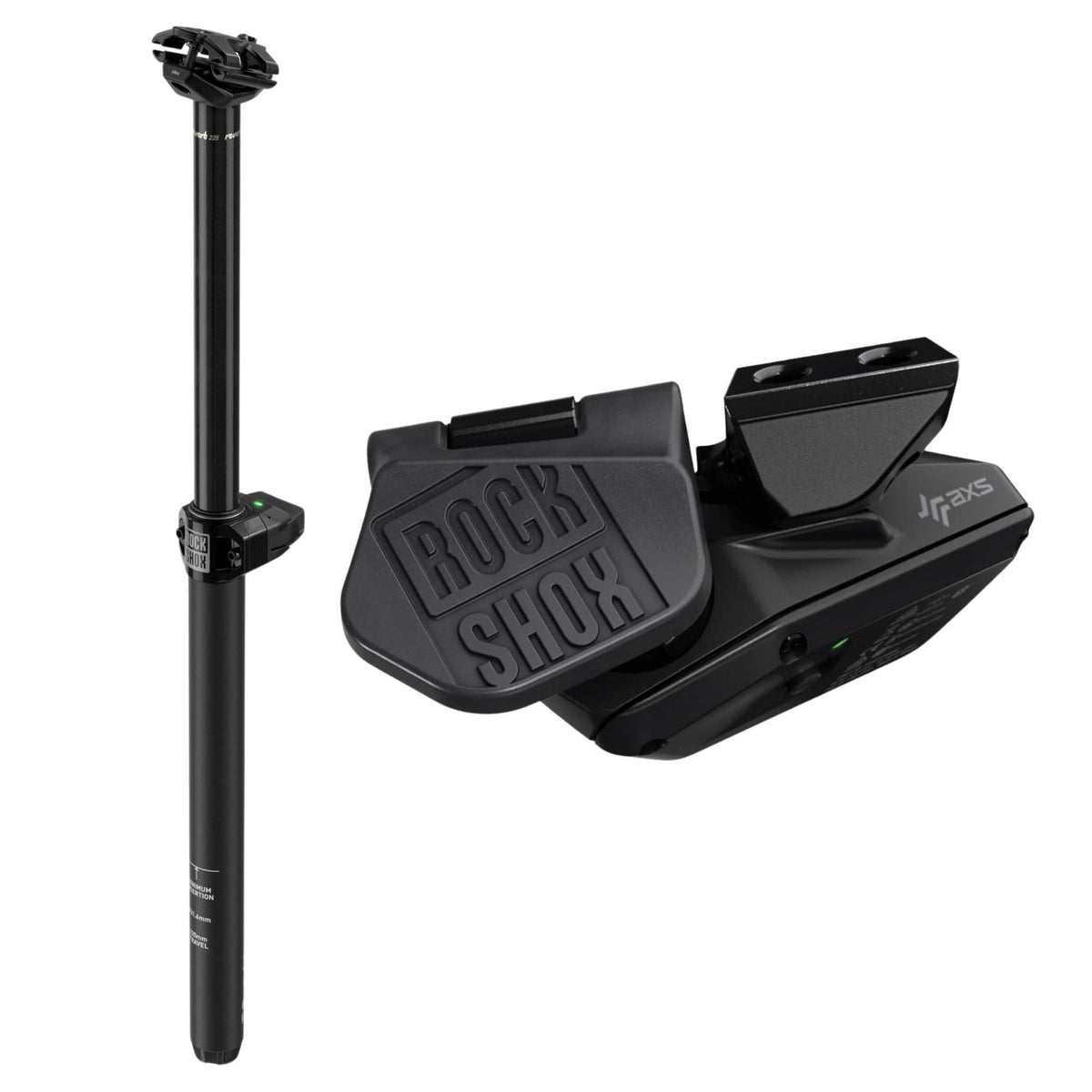 ROCKSHOX Reverb AXS B1 With 1 Button Left Hand Remote:  30.9MM X 250MM