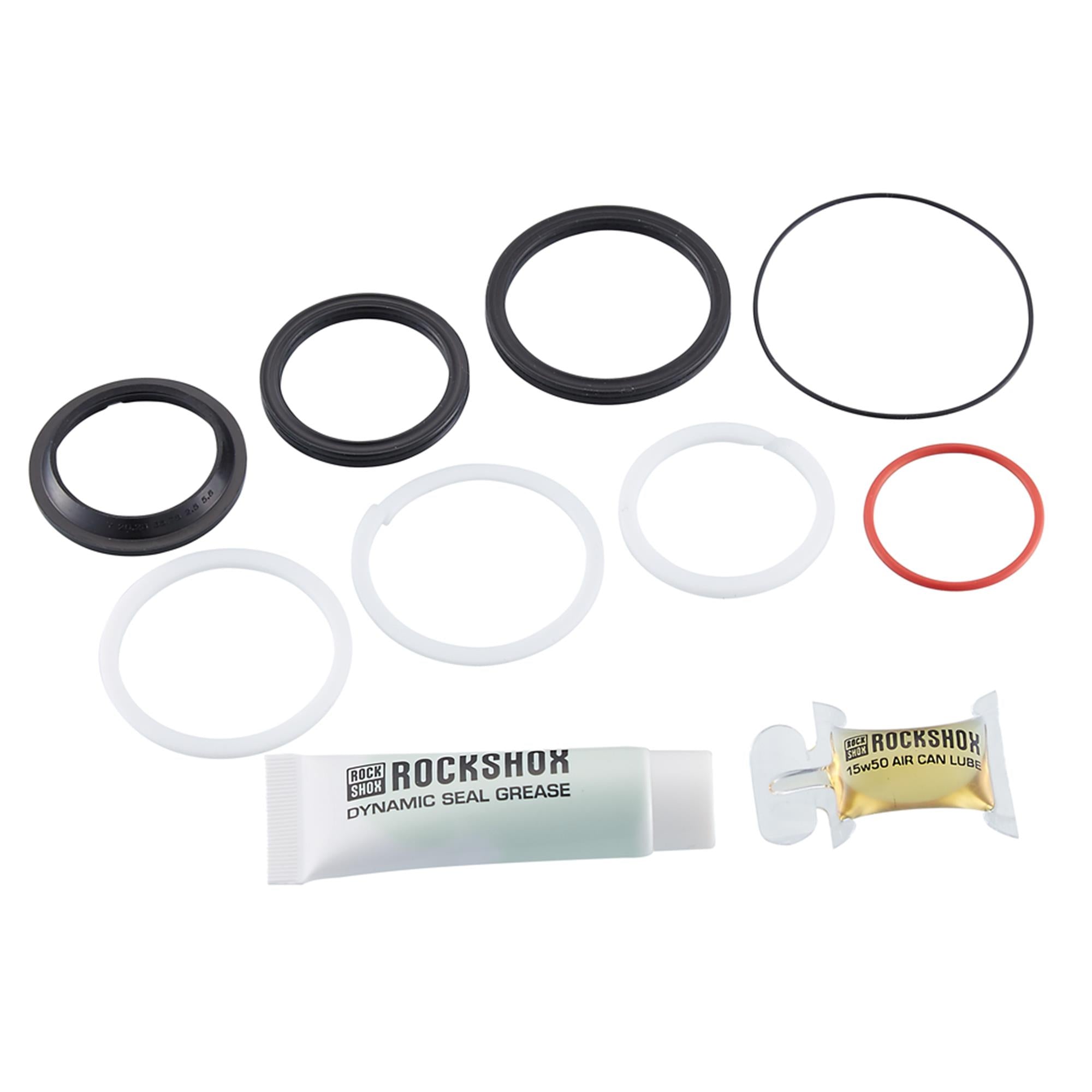 RockShox 50 Hour Service Kit (Includes Air Can Seals, Piston Seal, Glide Rings, Grease/Oil) - Thrushaft (2021-2024), Nude/Bold 2022+, Deluxe /Super Deluxe (2023+) Gen-C: