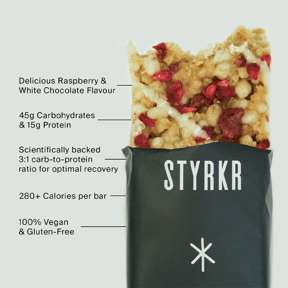 STYRKR - BARPLUS Raspberry Chocolate x12