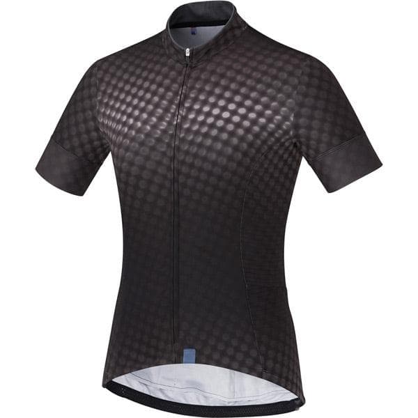 Load image into Gallery viewer, Shimano Clothing Women&#39;s Sumire Jersey; Black; Size M
