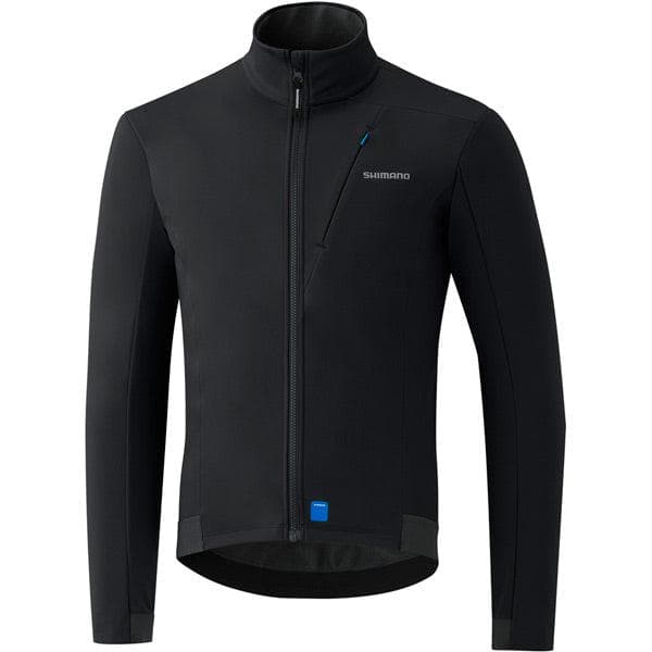 Load image into Gallery viewer, Shimano Clothing Men&#39;s Wind Jacket; Black; Size S
