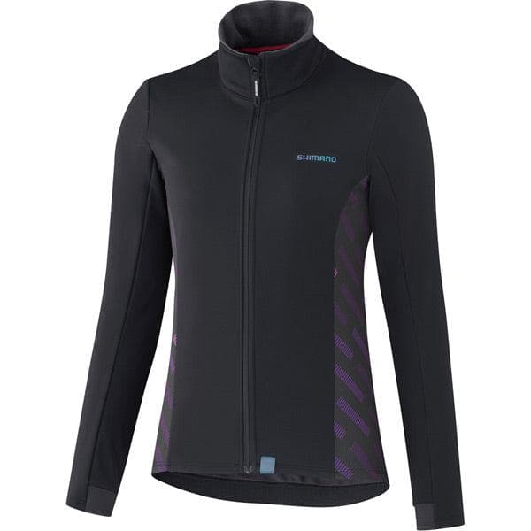 Load image into Gallery viewer, Shimano Clothing Women&#39;s Kaede Wind Jacket; Black; Size L
