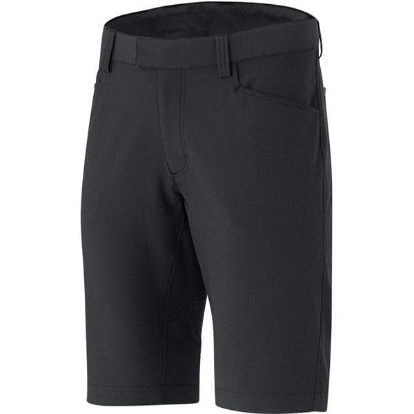Load image into Gallery viewer, Shimano Clothing Men&#39;s Transit Path Shorts; Black; Size 38
