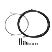 Sram Slickwire Road Brake Cable Kit 5Mm (1X 850Mm, 1X 1750Mm 1.5Mm Coated Cables, 5Mm Kevlar® Reinforced Compression-Free Housing, Ferrules, End Caps, Frame Protectors): White