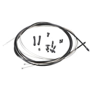 Sram Slickwire Road And Mtb Shift Cable Kit 4Mm (2X 2300Mm 1.1Mm Coated Cables, 4Mm Nylon Braided Housing, Ferrules, End Caps, Frame Protectors): Black