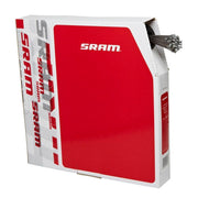 Sram Shift Road And Mtb Cable Kit 4Mm (1X 1500Mm, 1X 2300Mm 1.1Mm Polished Stainless Steel Cables, 4Mm Reinforced Linear Strand Housing, Ferrules, End Caps, Frame Protectors): White
