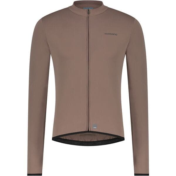 Shimano Clothing Men's; Vertex Thermal Jersey; Chesnut; Size L