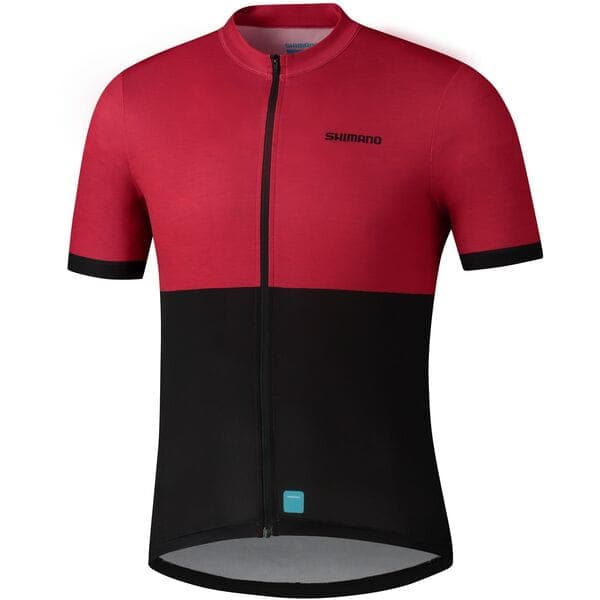Shimano Clothing Men's Element Jersey; Red; Size XXL
