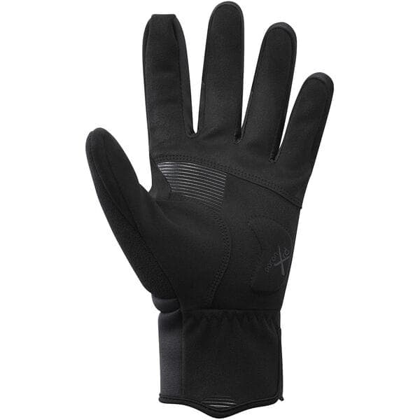 Shimano Clothing Unisex Windbreak Thermal Gloves; Black; Size L