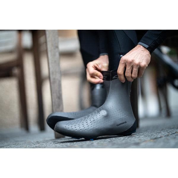 Shimano Clothing Men's S-PHYRE Insulated Shoe Cover, Black, Size S (37-40)