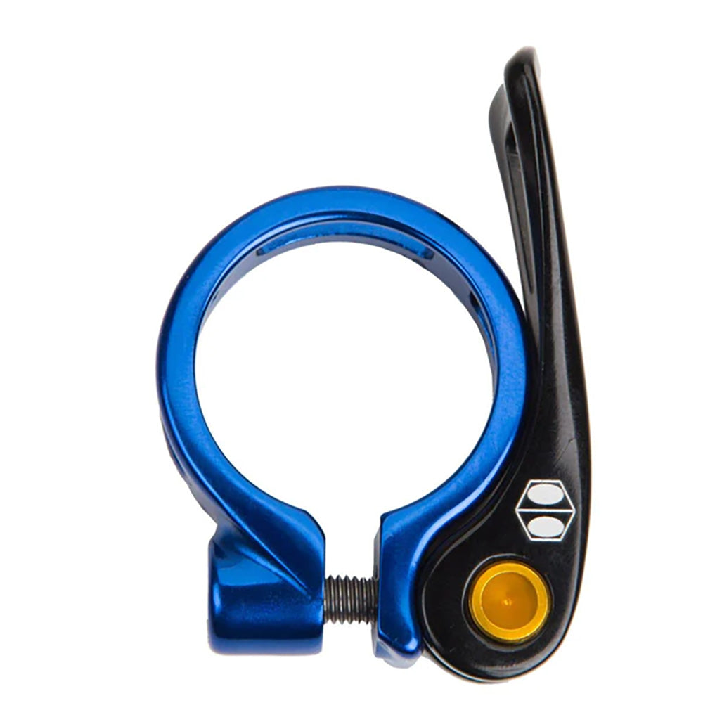 BOX BMX Box One Quick Release Seat Clamp Blue 31.8mm