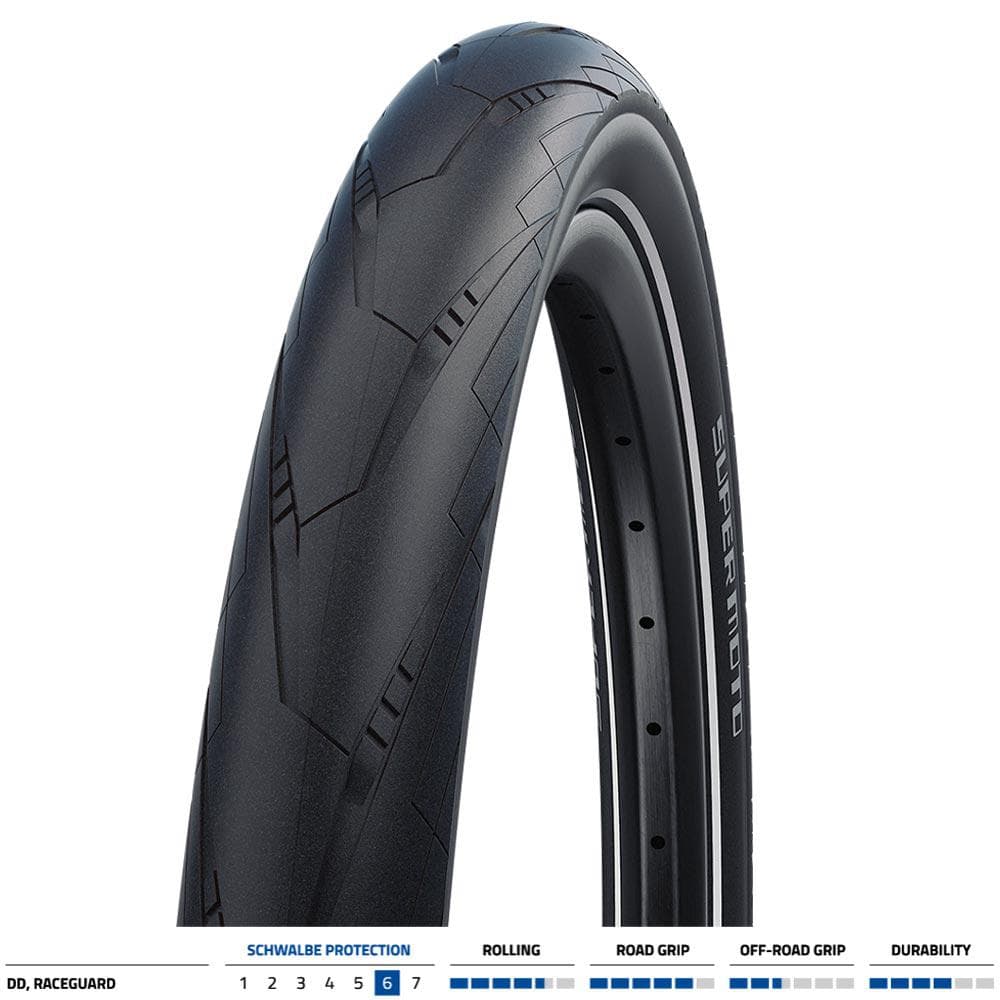 Schwalbe Super Moto Performance Raceguard Blk/Refl