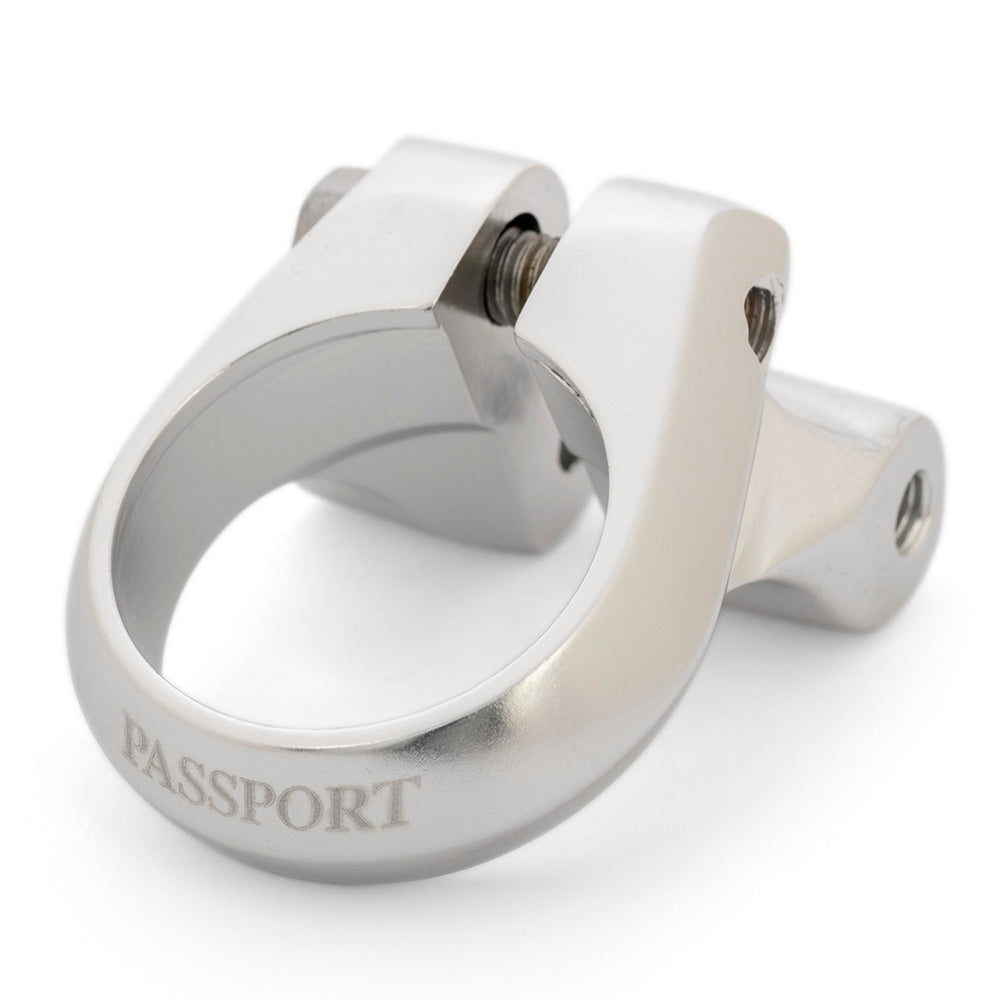 Passport Rack Mount Seatclamp - Silver Silver 30.0mm