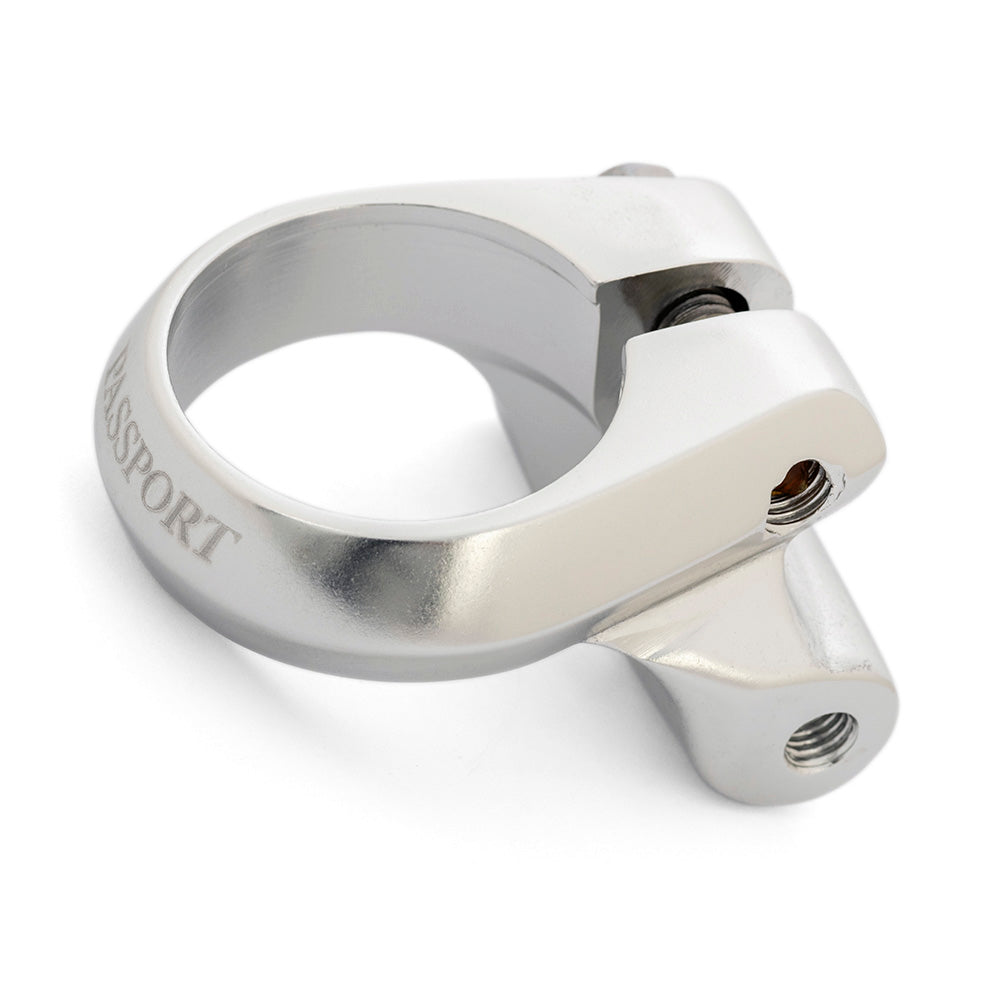 Passport Rack Mount Seatclamp - Silver Silver 30.0mm