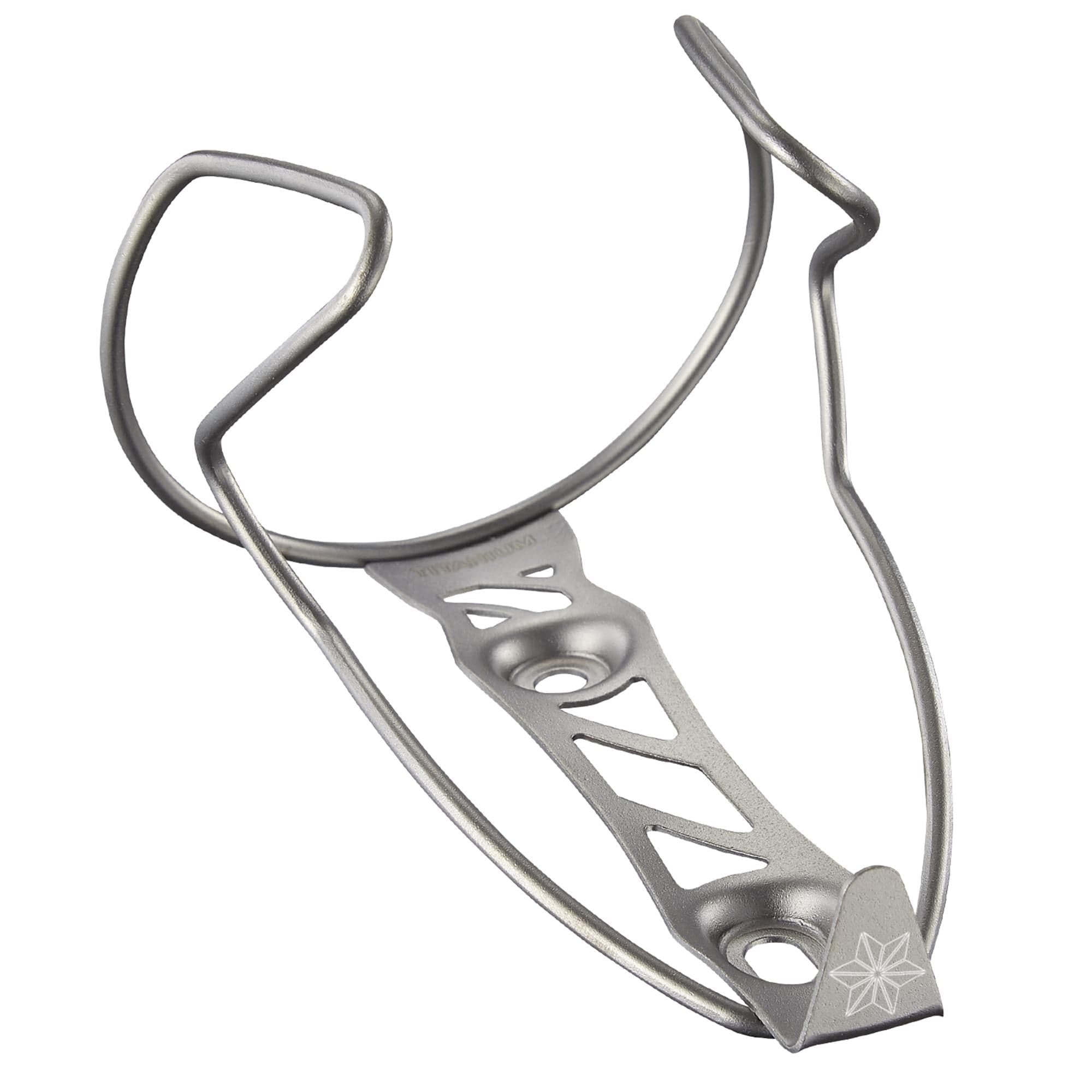 Supcaz Tifly Bottle Cage: TITANIUM