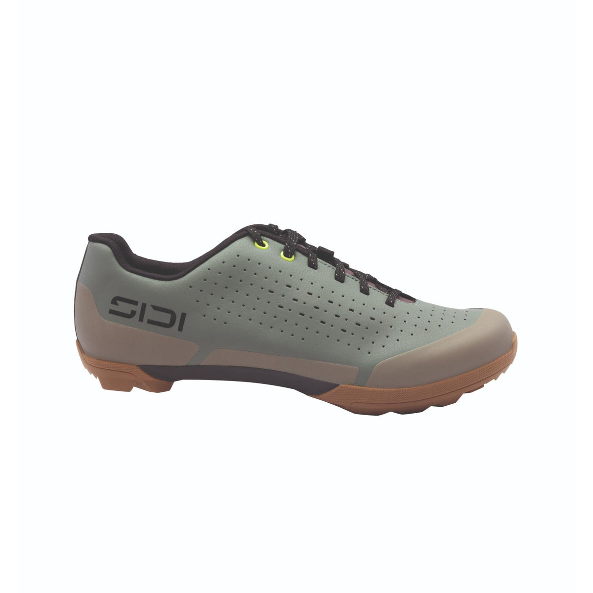 Sidi Asper Laces Gravel Shoes: MILITARY 40