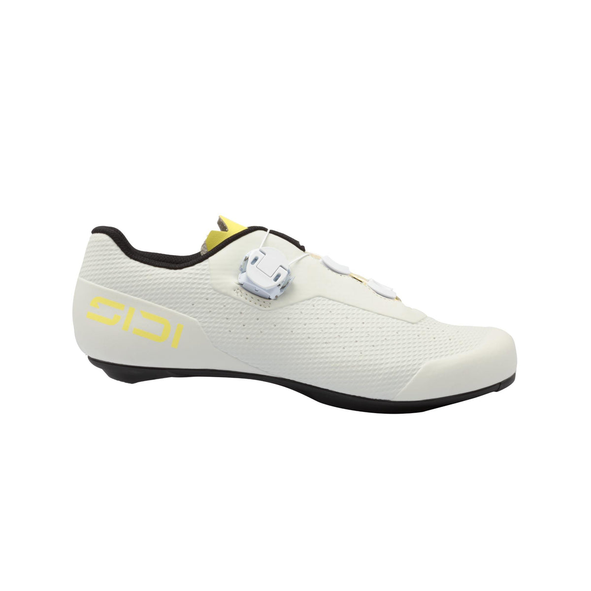 Sidi Fast 3 Road Cycling Shoes: ICE WHITE BRIGHT YELLOW 37