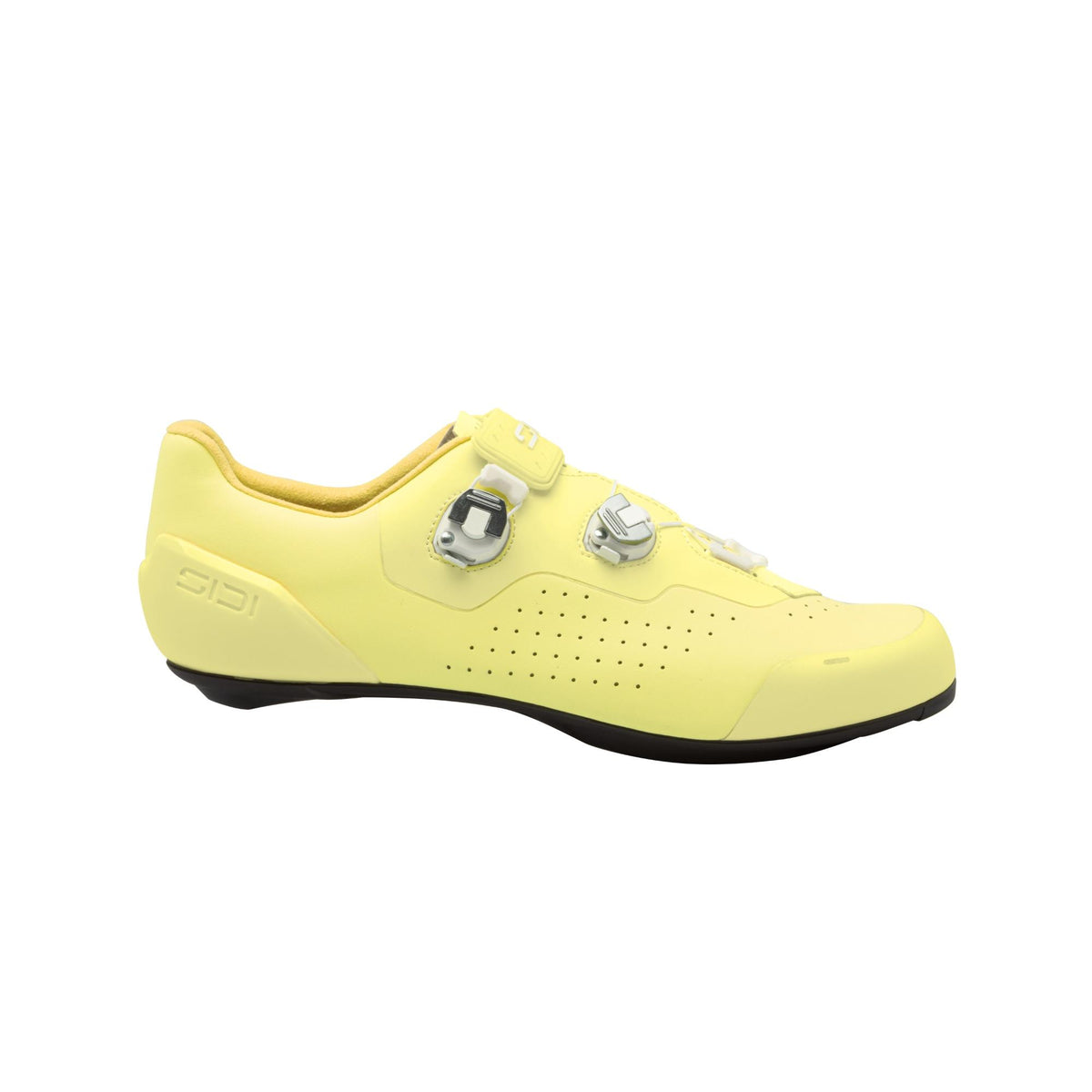 Sidi Genius X Road Cycling Shoes: BRIGHT YELLOW 43
