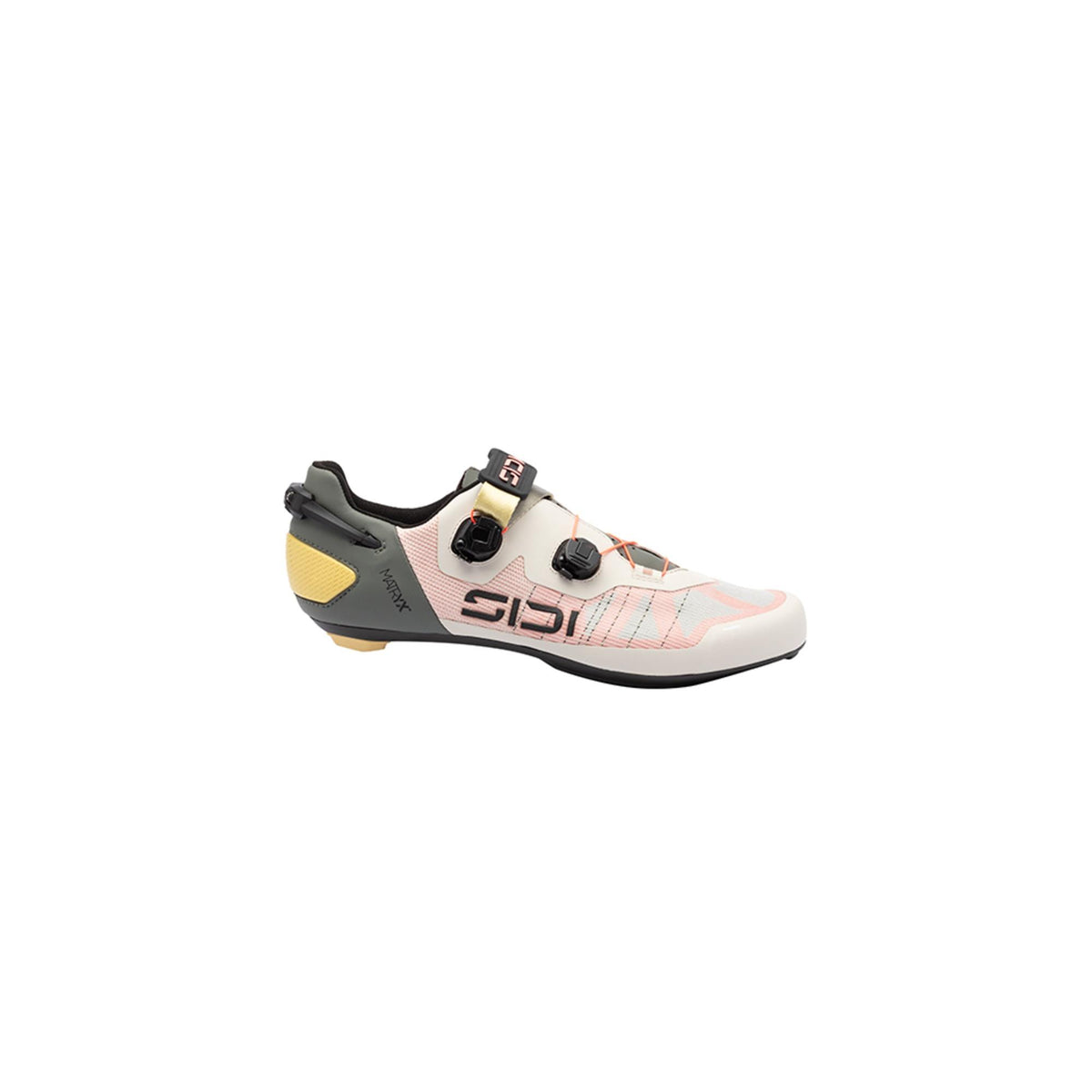 Sidi Wire 3 Road Cycling Shoes: SAND CORAL FLUO 42