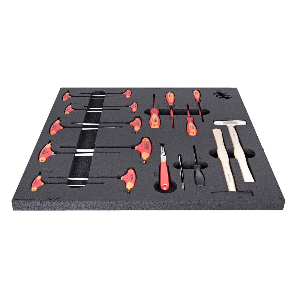 Unior Set Of Tools In Tray 1 For 2600D: Red