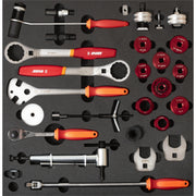 UNIOR Set Of Tools In Tray 2 For 2600A And 2600C - BB & Crank Tools 2024: BLACK 570X562X30