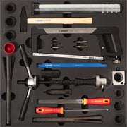 UNIOR Set Of Tools In Tray 2 For 2600C - Frame And Fork Tools 2024: BLACK 570X562X30