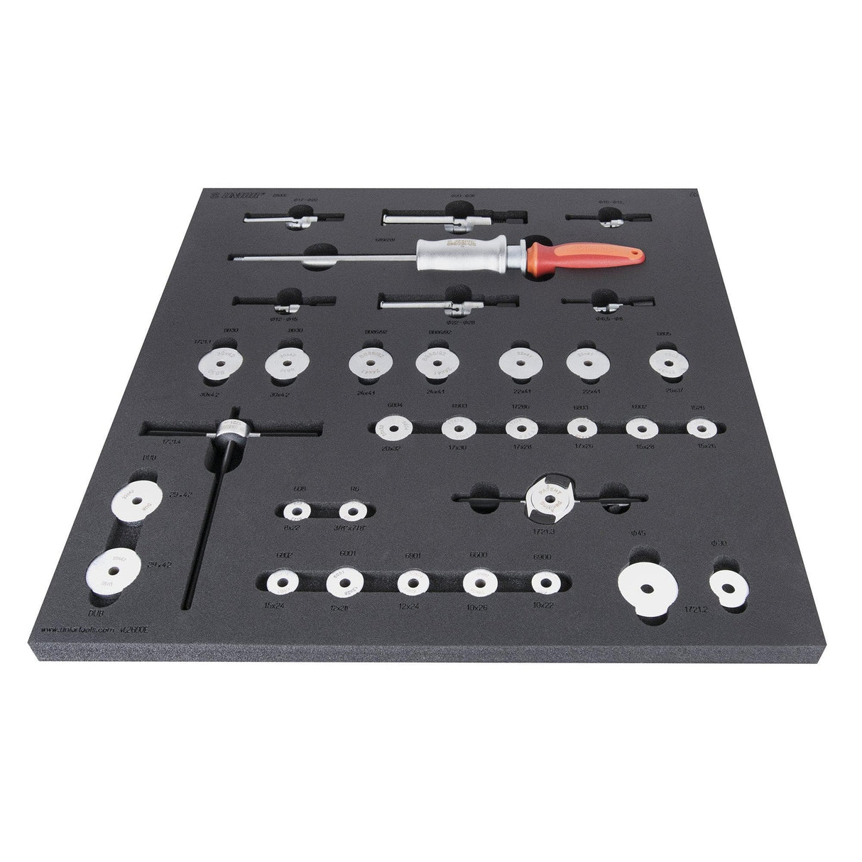 Unior Bearing Service Tray: Red