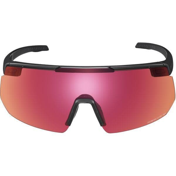 Shimano Clothing S-PHYRE Glasses; Metallic Black; RideScape Road Lens
