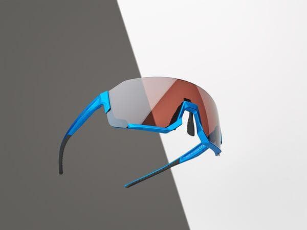 Shimano Clothing Aerolite Glasses; Metallic Blue; RideScape Road Lens