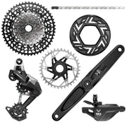 SRAM Eagle 90 Groupset EMTB SRAM/BROSE (RD, Single Click Trigger wClamp, FC Eagle 90, CR T-Type 36T, Clip-on Guard, GX T-Type chain 126l, CS XS-1275 BLK 10-52t):  170MM