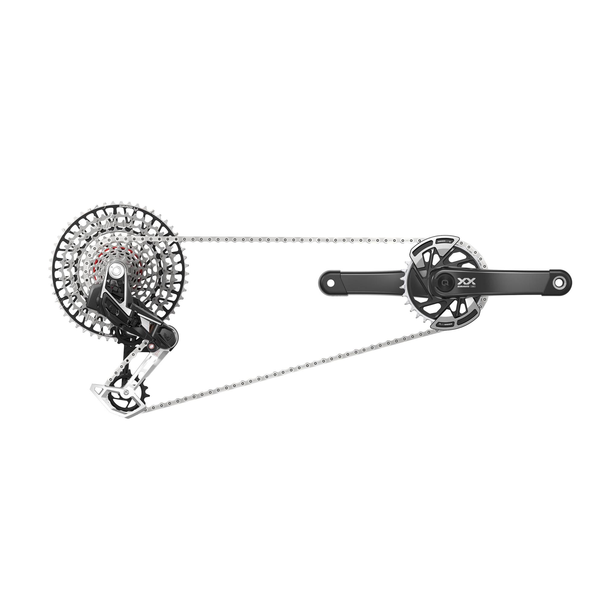 SRAM XX T-Type Eagle Transmission Powermeter AXS Groupset:  175MM