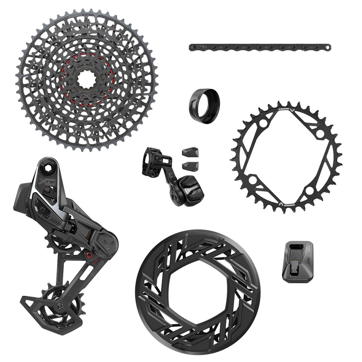 SRAM X0 T-Type Eagle E-MTB Transmission AXS Groupset : 104 BCD CRANKS NOT INCLUDED