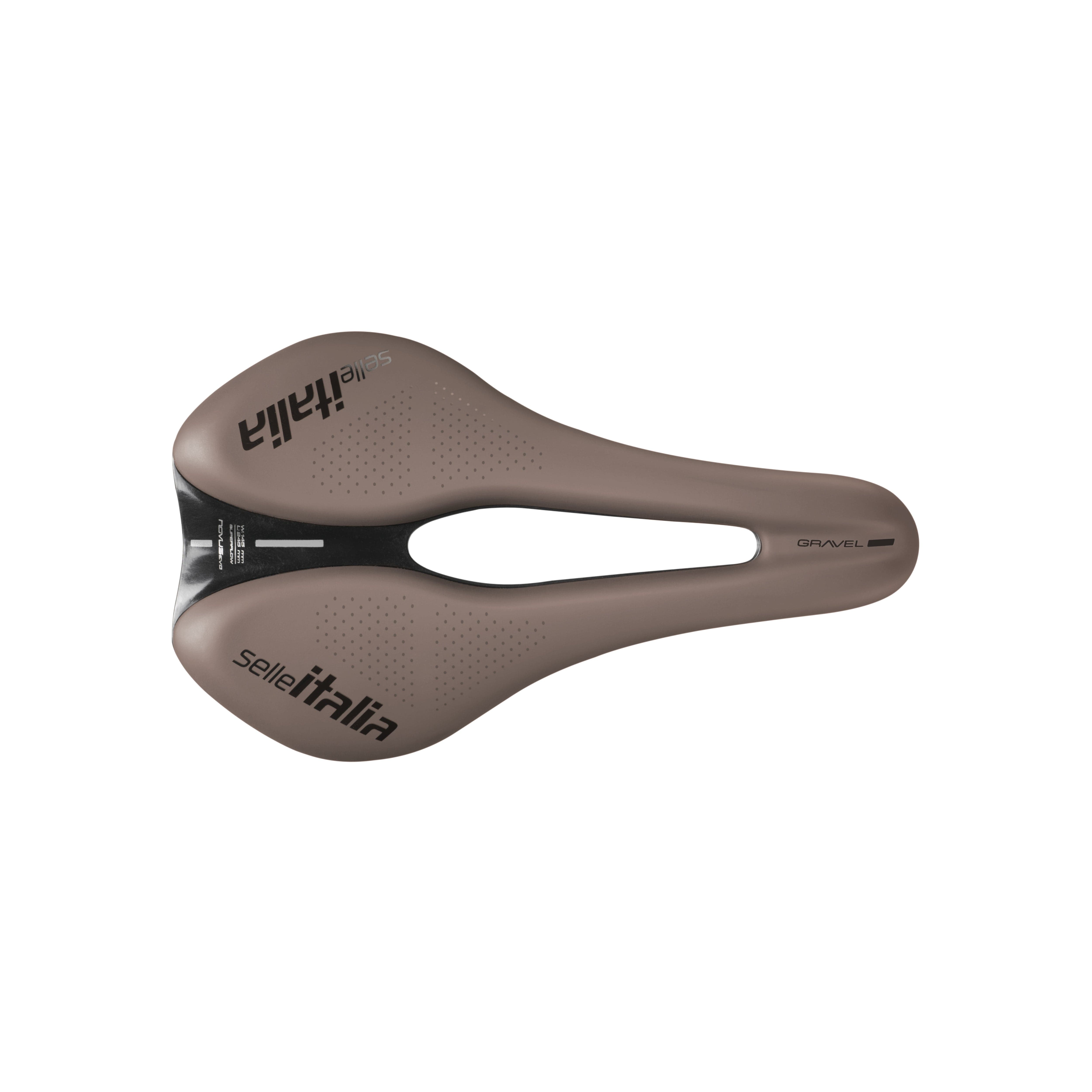 Selle Italia Novus Boost Evo Tm Superflow Gravel Saddle: Mud Brown L3