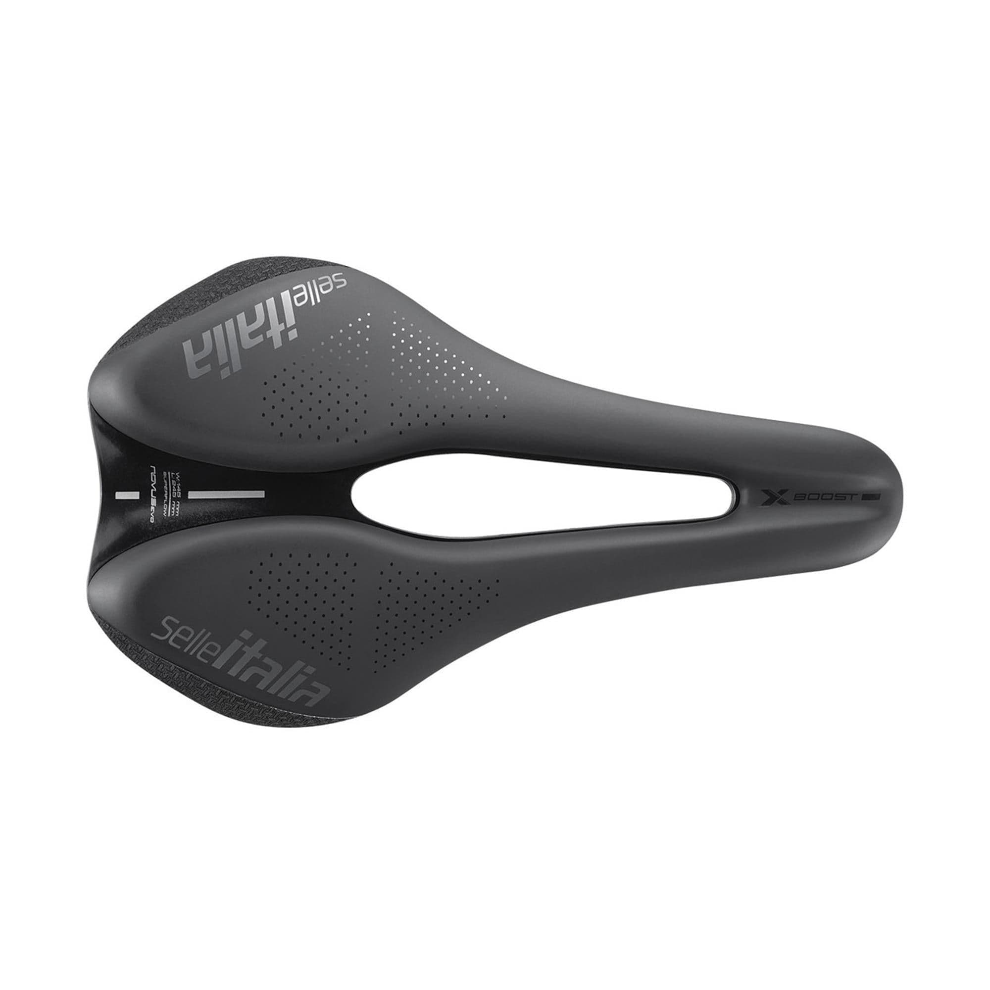 Selle Italia Novus Boost Evo TM Superflow X-Cross Saddle: BLACK L3