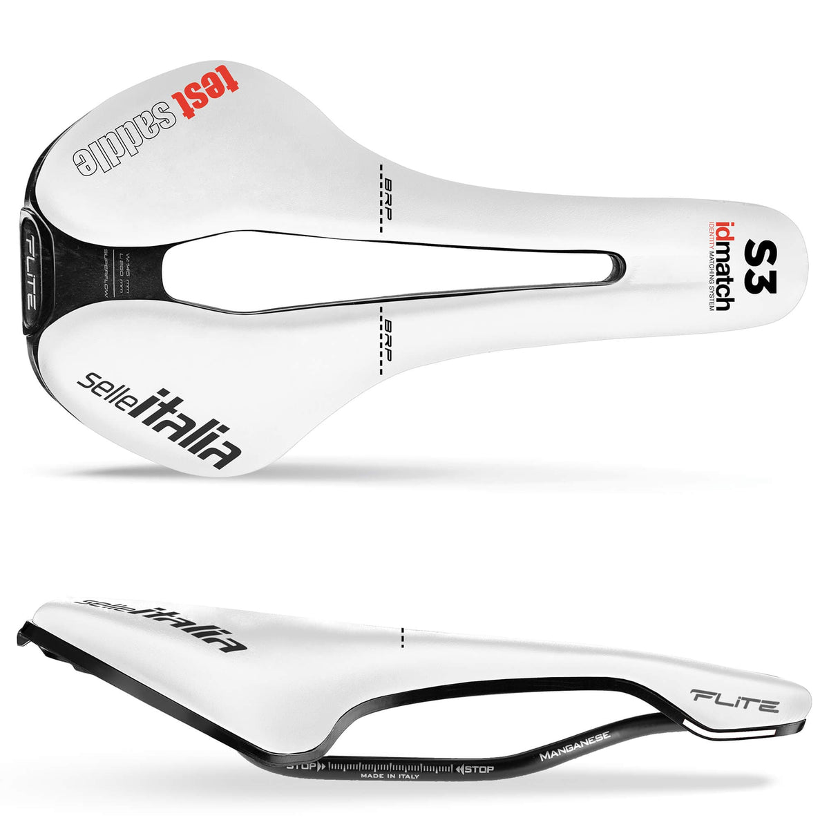 Selle Italia Flite Boost Tm Superflow Saddle: White L3